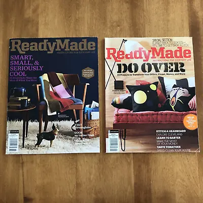 Lot Of 2 2010 ReadyMade Magazine Issues 48 49 Aug/Sept & Oct/Nov DIY • $14.99