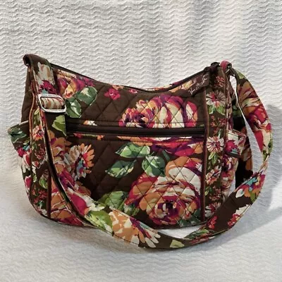 Vera Bradley Crossbody Shoulder Bag Purse In English Rose Pattern • $25