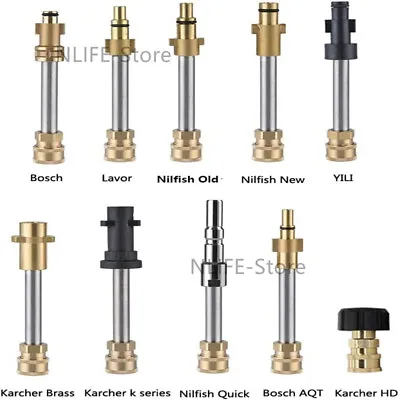 Pressure Washer Gun Wand Lance Adapter 1/4'' Quick Connect Fit Karcher K7 LAVOR • £9.29