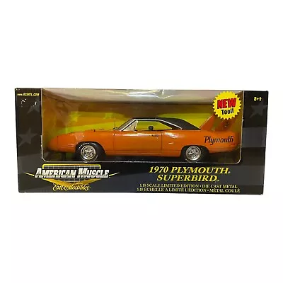 ERTL American Muscle 1970 Plymouth Superbird Vitamin C Orange 1:18 VERY RARE • $240.05