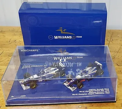 1/43 F1 World Champion Set 96 97 Williams Renault Damon Hill / Jaques Villeneuve • $85.99