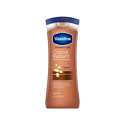 Vaseline Intensive Care Body Lotion Cocoa Radiant With Pure Cocoa Butter 10 Oz. • $10.99
