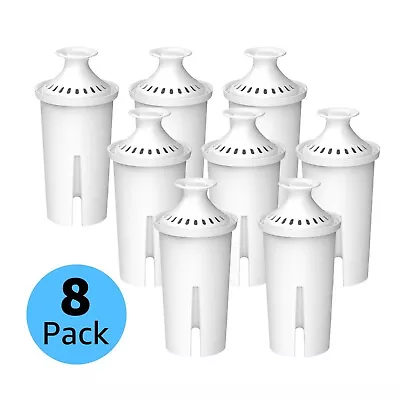 8 Pack AquaCrest Replacement For Brita Classic Pitcher Water Filter AQK-06 • $24.99