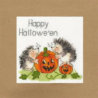 Bothy Threads Greating Card Counted Cross Stitch Kit  Jack O'Lantern  10x10cm  • $17.18