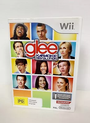 Nintendo Wii Karaoke Revolution Glee Game R4 PAL AUS/NZ • $8.95