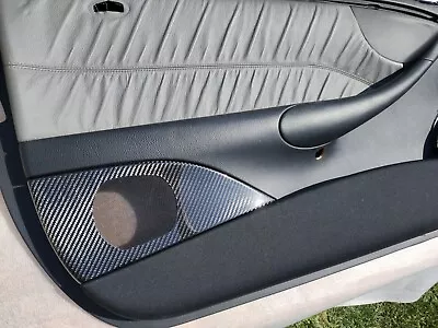 Mercedes Benz CLK REAL CARBON FIBER DOOR SPEAKER COVER W209 02-09 • $299