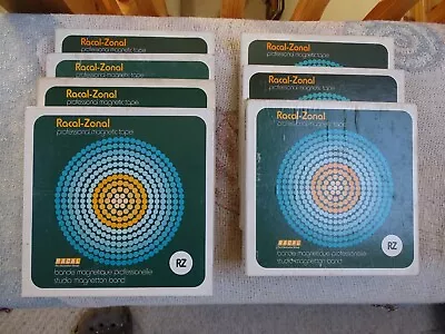 2 REELS OF RACAL ZONAL RECORDING TAPE 1800 Ft. ON 7 INCH SPOOLS. • £2
