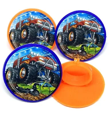 Monster Trucks Cupcake Toppers Party Supplies Cake Decorations Favors Rings • $5.97