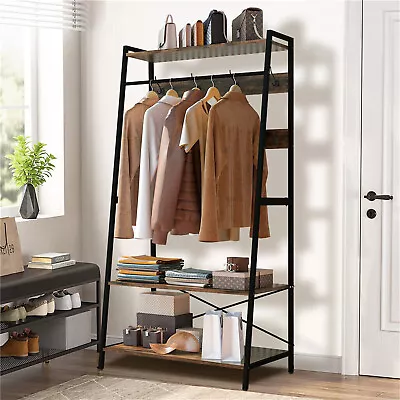 Large-capacity Open Clothes Rail Heavy Duty Garment Rack Freestanding Wardrobe • $89.91