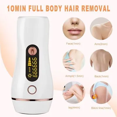 View Details 5 Levels Laser Hair Removal Machine IPL Permanent Painless Epilator Body Facial • 27.99£