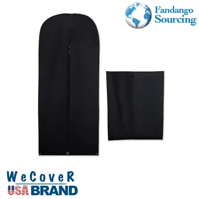 54  Clothes Cover Garment Storage Bags Travel Coat Long Dress Bags Color Black • $12.48