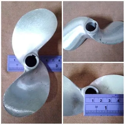 New Little Propeller 5.5 Inch Long Tail Boat Mud Motor Blade Cast Aluminium Lake • $40.40