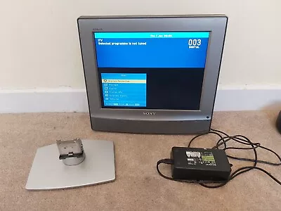 Sony Bravia 15” KDL-15G2000 LCD TV Retro Gaming Television Monitor + Adaptor • £69.99