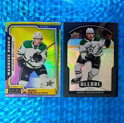 2018 Miro Heiskanen Marquee Rookies Color Wheel #175 & Allure Black Rainbow #41 • $5.15