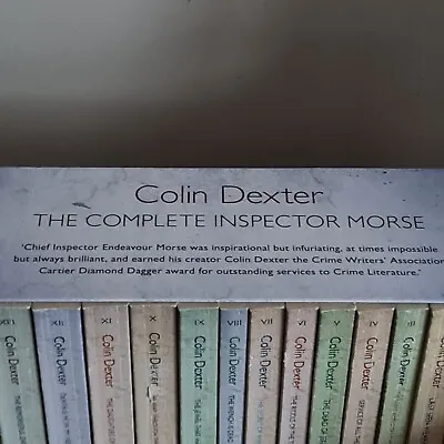 The Complete Inspector Morse By Colin Dexter 14 Books In Box • £11.50