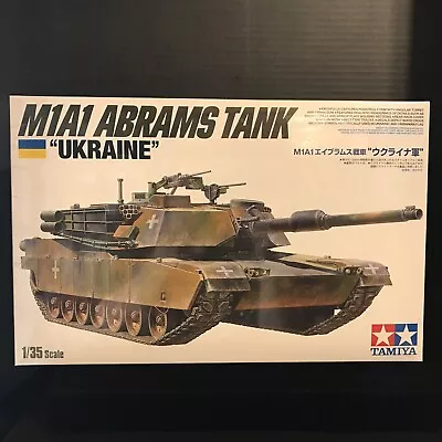 Tamiya 25216 M1a1 Abrams Tank “ukraine” Model Kit-nib-1/35 Scale • $28