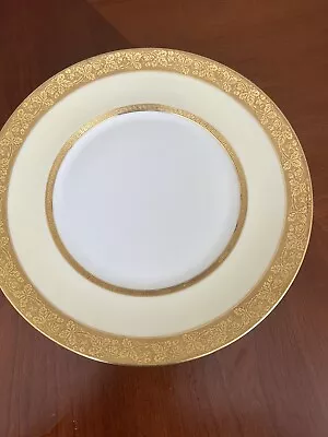 VTG. A. Lanternier & Co. Limoges Gold  Pattern Dinner Plate • $99