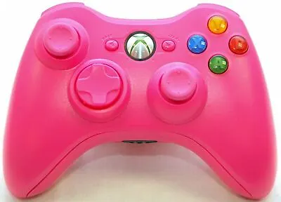 Official Microsoft Xbox 360 Wireless Controller Custom PINK Game Gaming Cordless • $42.70