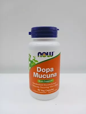 NOW Foods DOPA Mucuna 90 Veg Capsules Brain Support • $10.90