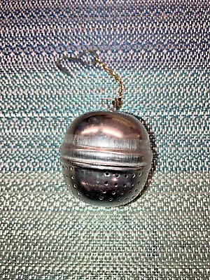Vintage Tea Ball Strainer Diffuser Infuser With /Chain • $7.25