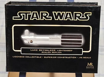Master Replicas Luke Skywalker Lightsaber .45 Scaled Ep.IV : A New Hope SW-325 • $83.60