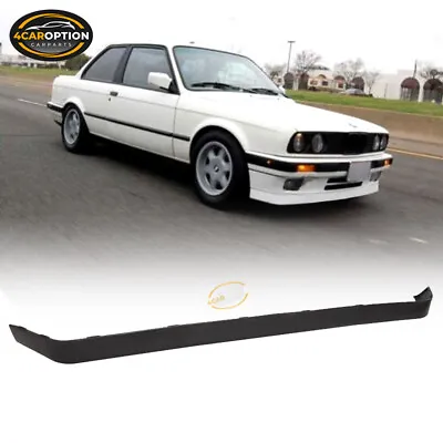 Fits 84-92 BMW E30 M-T Style Front Bumper Lip Spoiler PU • $62.99