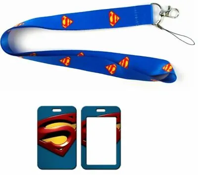 1pcs Superman Neck Strap Lanyard Mobile Phone Key Chain ID Badge • $8.50