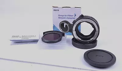 Melka Drop In Filter Mount Adapter EF-EOS R W/ ND3-ND500 Filter  #P77766 • $99.99