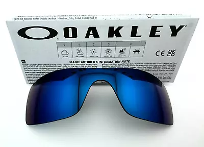 Oakley Batwolf Ice Iridium Blue Authentic Replacement Sunglasses Lens Oo9101 New • $70