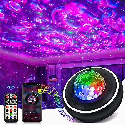 Galaxy Projector(Star Night Light Projector With And Music Bluetooth-Speaker) • £16.49