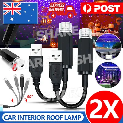 $8.95 • Buy Car Interior Roof Atmosphere Starry Sky Night Projector Lamp USB LED Star Light