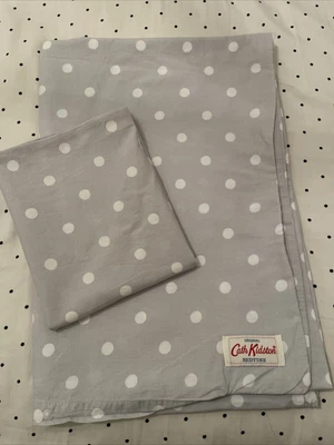 £25 • Buy Vintage Cath Kidston Grey Spot Single Size Duvet Cover And Pillowcase