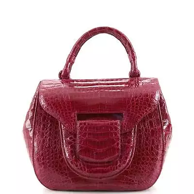$583.15 • Buy Nancy Gonzalez Flap Pocket Bag Crocodile Medium Purple