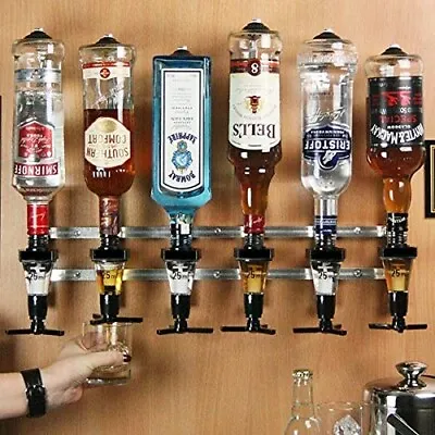 £27.99 • Buy Bottle Stand Wall Mounted Pub Bar Optics Set Wine Beer Dispenser Spirit Drink