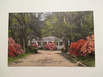 Mobile Alabama Postcard Cottage Augusta Evans Wilson Childhood Home AL • $5.99