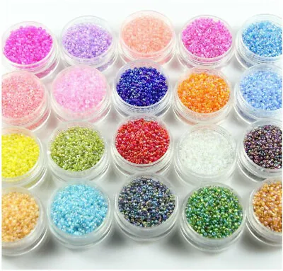 $0.80 • Buy New 500Pcs 2Mm Mix Ab Czech Glass Spacer Loose Beads Bracelet Jewelry Findings