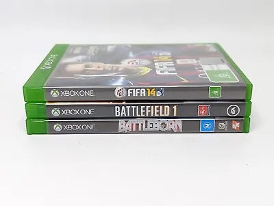 Xbox One Games Bundle Lot X 3 Battlefield 1 Battleborn Fifa 14 Complete  • $19.95