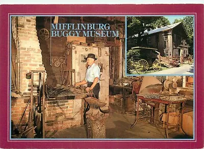 Postcard Mifflinburg Buggy Museum Mifflinburg Pennsylvania • $4.95