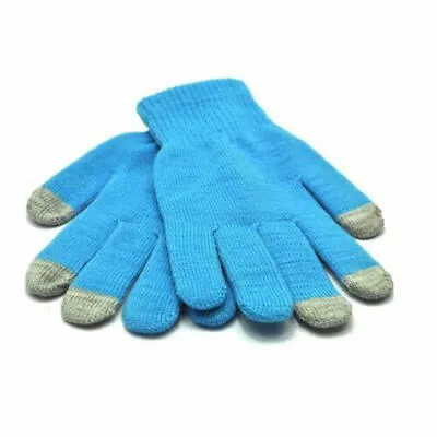 Touch Screen Winter Warm Stretch Magic Gloves For Smartphones Tablets • £1.95