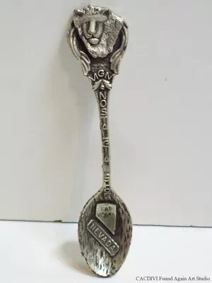 Rare MGM Grand Casino Las Vegas Nostalgia Shop Pewter Spoon Souvenir Old NV Vtg • $11.99