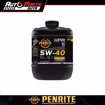 Penrite HPR 5 5W-40 Full Synthetic Engine Oil 10L | HPR05010 • $161.99