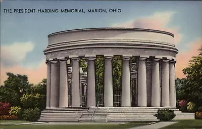 Ohio Marion President Harding Memorial ~ Postcard  Sku903 • $2.22