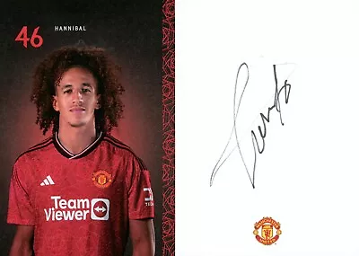 Hannibal Signed Manchester United Original Man Utd Club Card Genuine Autograph • £36.99