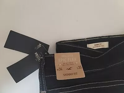 Hollister Jeans Men 34x30. Epic Flex Skinny Fit. Never Worn. New With Tags. • $12.95