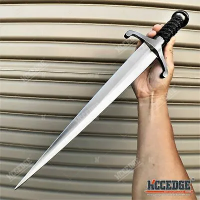 17 Inch Vendetta Medieval Knife Needle Blade Fixed Blade Knife Costume Knife • $62.72