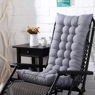 Garden Bench Cushion Patio Chair Seat Pad Cotton Sun Recliner Swing Chairs Pads • £10.95