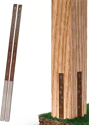 Post Buddy Pack Of 2 Wood Fence Post Repair Stakes (to Fix 1 Broken Post) - UK • £28.19