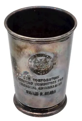 Vintage REED & BARTON Silver Plate Mint Julep Cup Trophy M.I.T. CORPORATION • $200