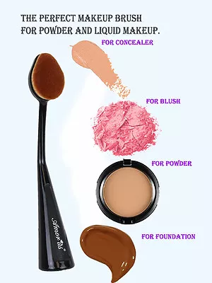 AmorUs Professional Oval Makeup Brush Toothbrush Applicator Foundation Kabuki • $7.50