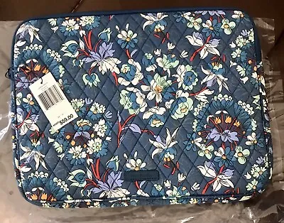 NWT Vera Bradley Padded Laptop Sleeve FLORAL BURSTS Up To 13  Retails $59 • $21.95